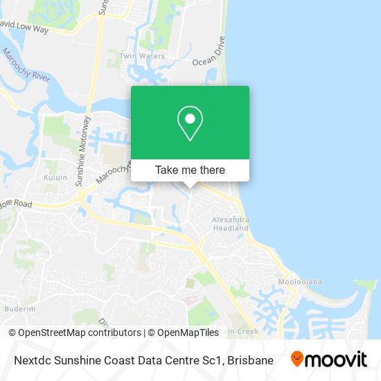 Nextdc Sunshine Coast Data Centre Sc1 map
