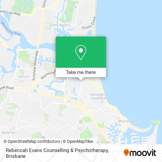 Rebeccah Evans Counselling & Psychotherapy map