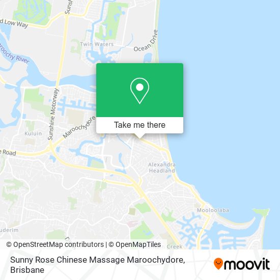 Sunny Rose Chinese Massage Maroochydore map
