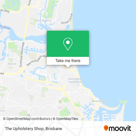 The Upholstery Shop map