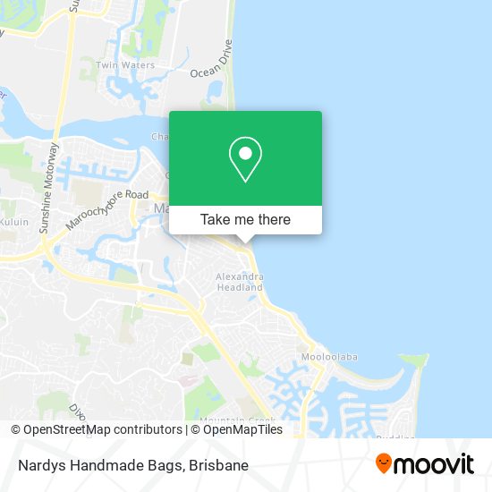 Nardys Handmade Bags map