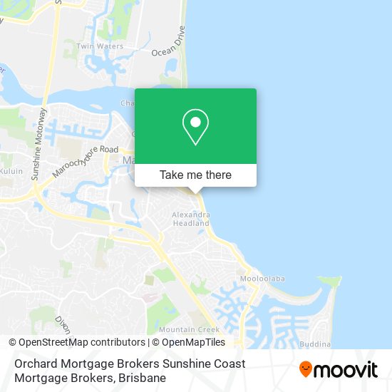 Orchard Mortgage Brokers Sunshine Coast Mortgage Brokers map