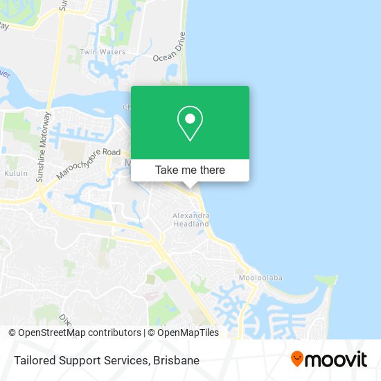 Tailored Support Services map