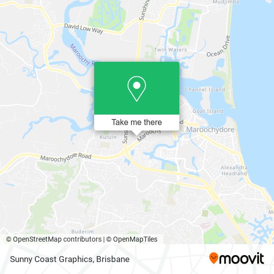 Sunny Coast Graphics map