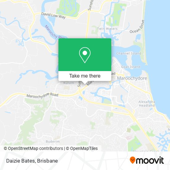 Daizie Bates map