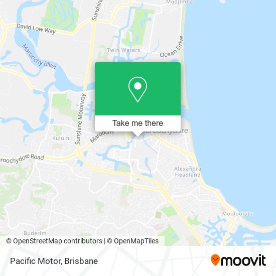 Pacific Motor map