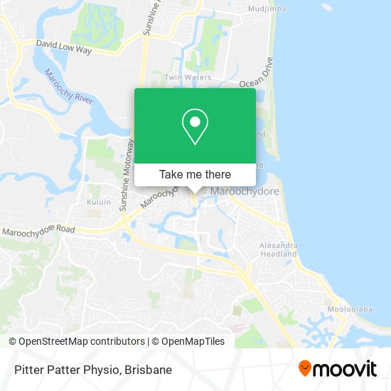 Pitter Patter Physio map
