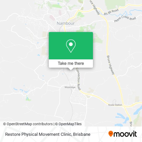 Restore Physical Movement Clinic map