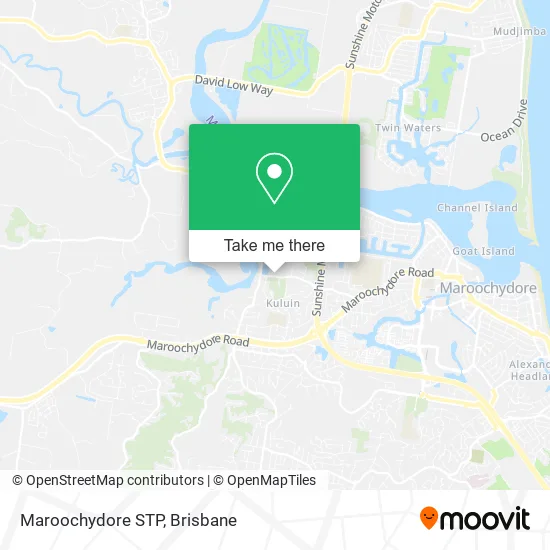 Maroochydore STP map