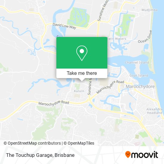 The Touchup Garage map