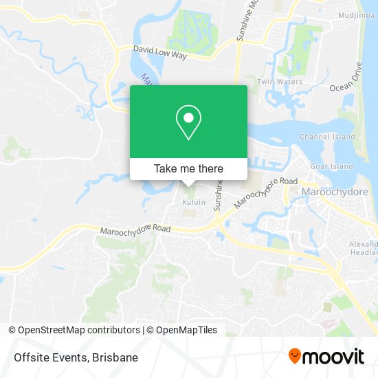 Offsite Events map