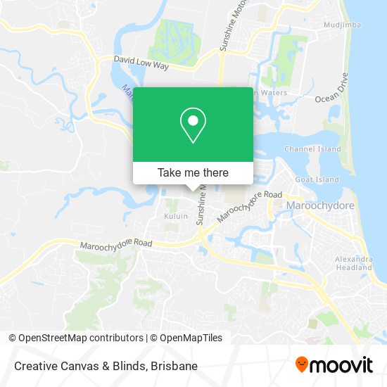 Creative Canvas & Blinds map
