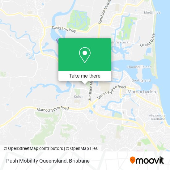 Push Mobility Queensland map