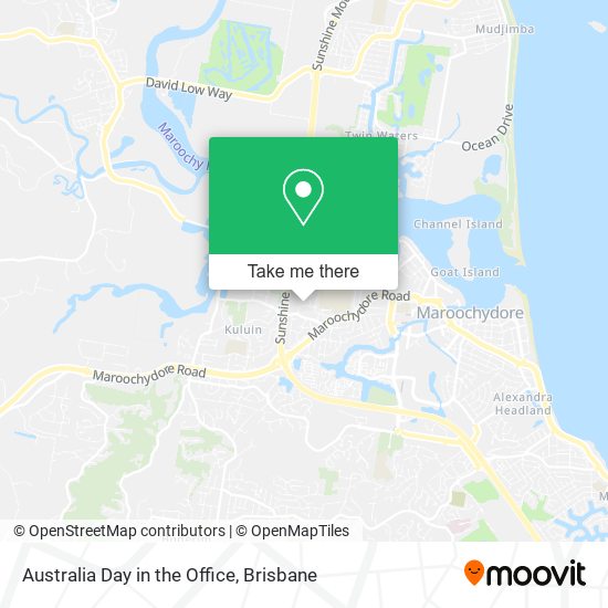 Australia Day in the Office map