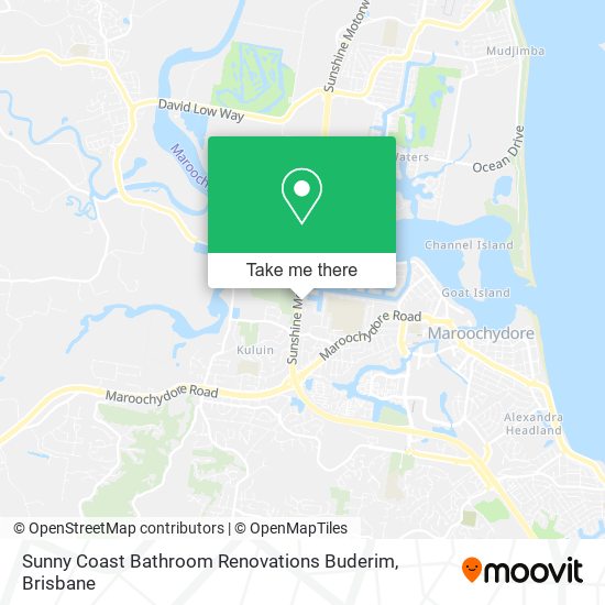 Sunny Coast Bathroom Renovations Buderim map
