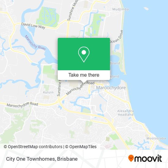 City One Townhomes map