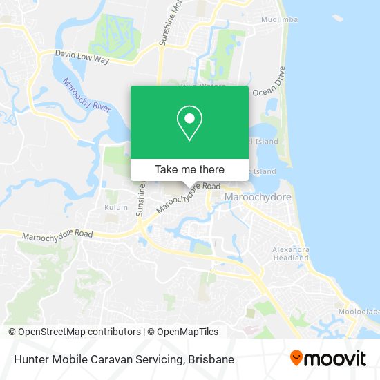 Hunter Mobile Caravan Servicing map