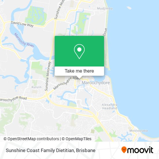 Sunshine Coast Family Dietitian map