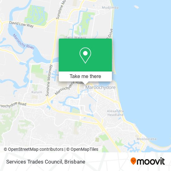 Services Trades Council map
