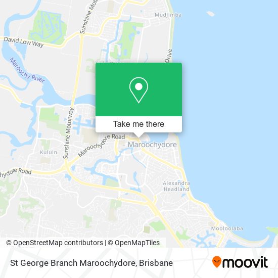 St George Branch Maroochydore map