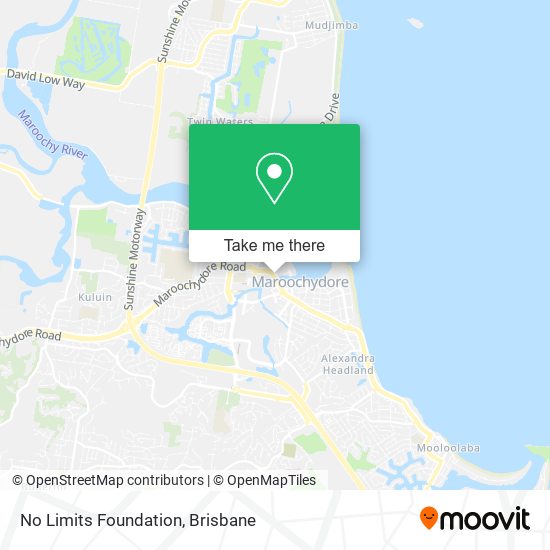No Limits Foundation map