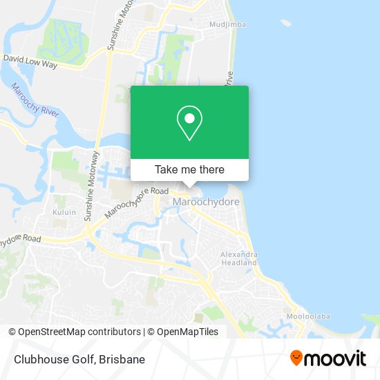 Clubhouse Golf map