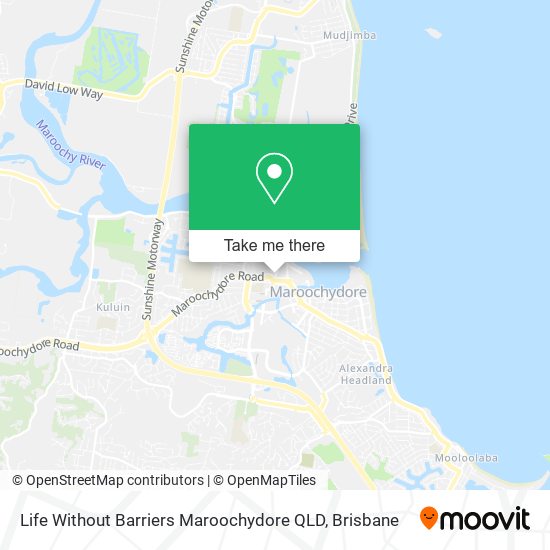 Life Without Barriers Maroochydore QLD map