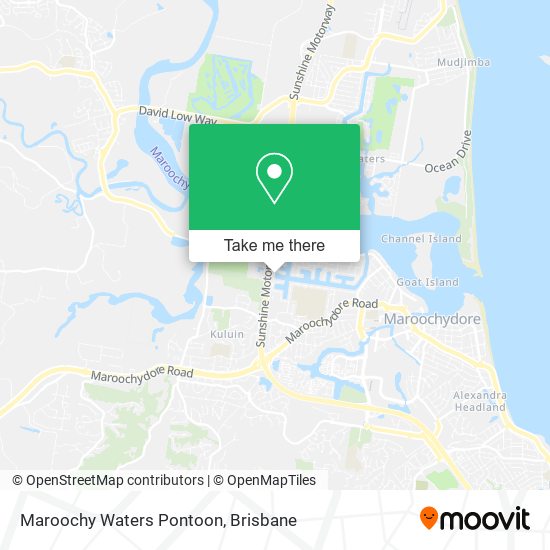 Maroochy Waters Pontoon map