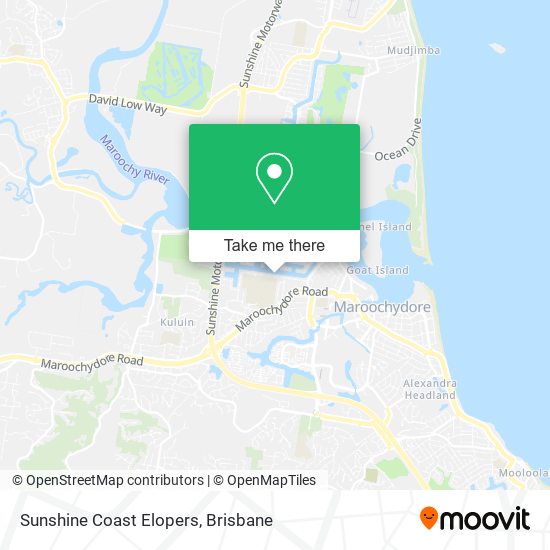 Sunshine Coast Elopers map