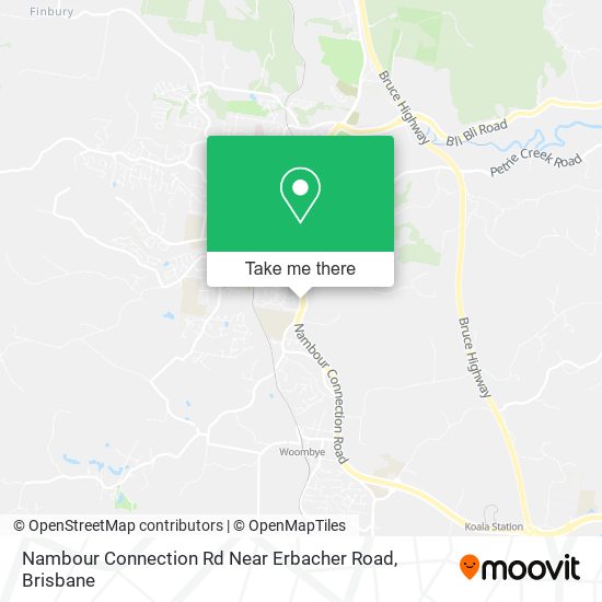 Nambour Connection Rd Near Erbacher Road map