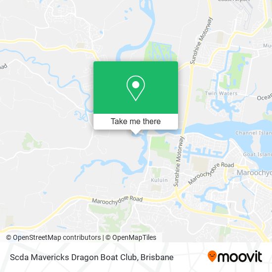 Scda Mavericks Dragon Boat Club map