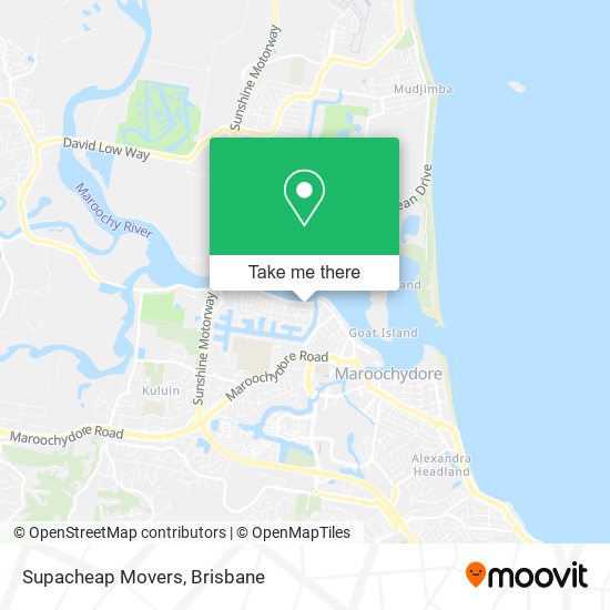 Supacheap Movers map