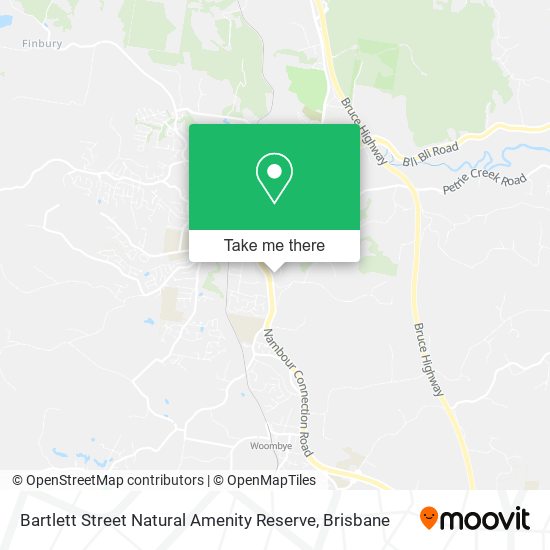 Bartlett Street Natural Amenity Reserve map