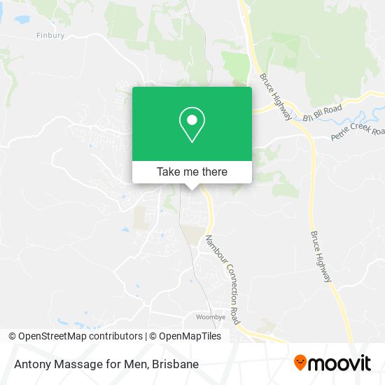 Antony Massage for Men map