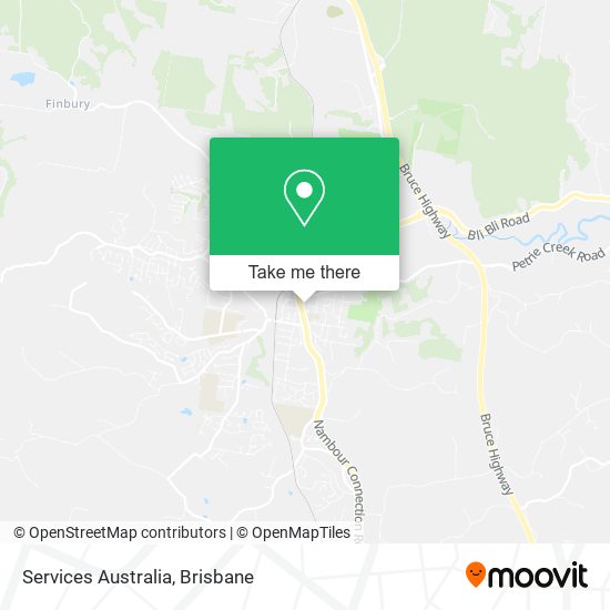 Services Australia map