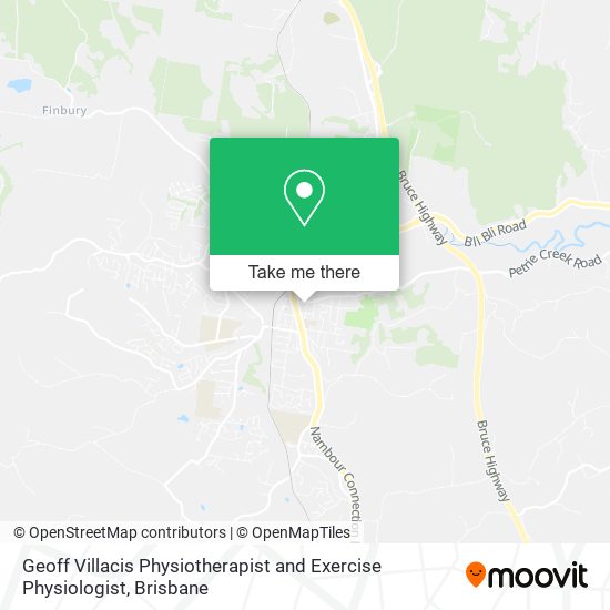 Geoff Villacis Physiotherapist and Exercise Physiologist map
