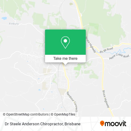 Dr Steele Anderson Chiropractor map