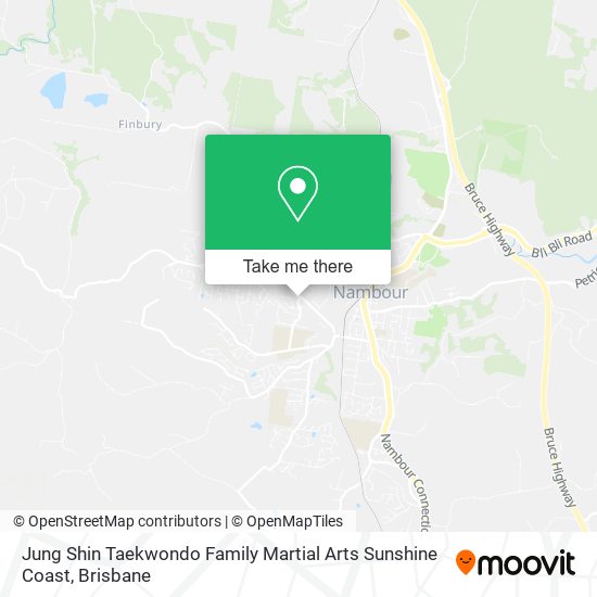 Jung Shin Taekwondo Family Martial Arts Sunshine Coast map