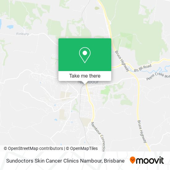 Mapa Sundoctors Skin Cancer Clinics Nambour