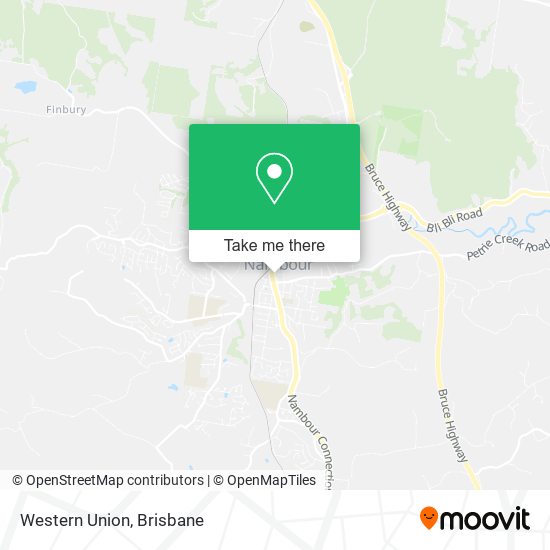 Western Union map