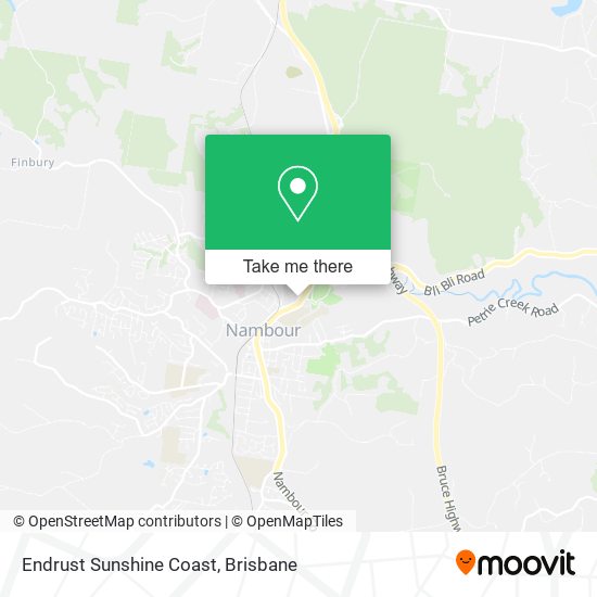 Endrust Sunshine Coast map
