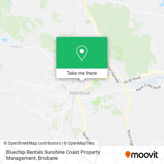 Bluechip Rentals Sunshine Coast Property Management map