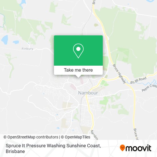 Spruce It Pressure Washing Sunshine Coast map