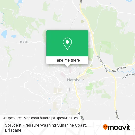 Spruce It Pressure Washing Sunshine Coast map