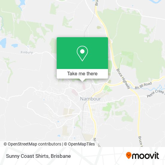 Sunny Coast Shirts map