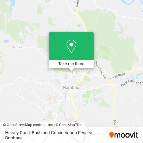 Harvey Court Bushland Conservation Reserve map