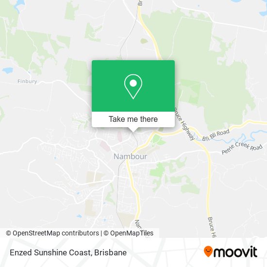 Enzed Sunshine Coast map