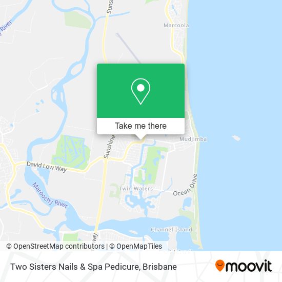 Two Sisters Nails & Spa Pedicure map
