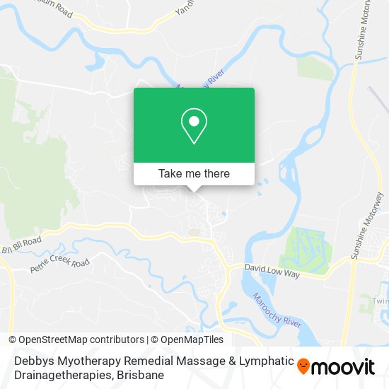 Debbys Myotherapy Remedial Massage & Lymphatic Drainagetherapies map