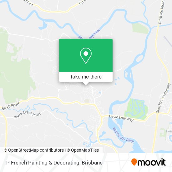 P French Painting & Decorating map